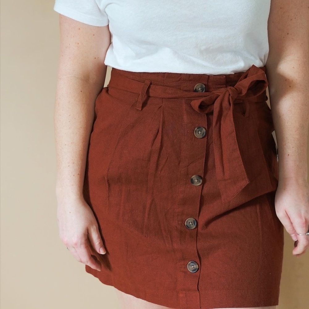 NWT Fall creek button down skirt.